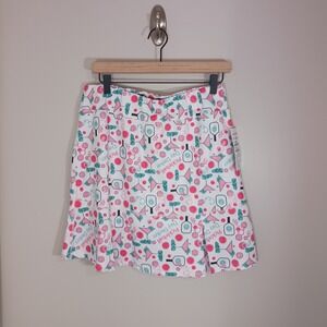 Tango Mango Pickleball Day Dinkler Women's Skort Athletic Stretch Size M New